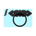 thumbnail image 3 of Ring Pull Cabinet Door Drawer Wrought Iron Black 3.5'' | Renovator's Supply, 3 of 14