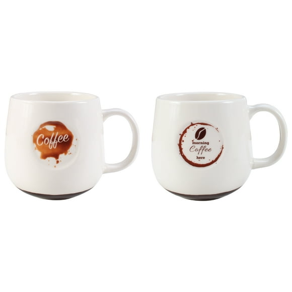 Juego de Tazas de Porcelana Crown Baccara 2 piezas de 380 ml GRACIAPAR Crown Baccara Coffee