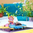 thumbnail image 2 of YNGLLC- Pop Up Birthday Card for Men, Car Birthday Card For Dad, Husband, Brother, Son, Grandpa, 3D Popup Greeting Cards Size 6x8 inches Includes Message Note and Envelop, 2 of 5