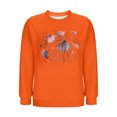 thumbnail image 4 of Ruimatai Women Casual Loose Print Long Sleeve Hoodie Top Round Neck Polyester Comfortable Fashion Tops for Spring Fall, 4 of 6