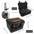 thumbnail image 1 of Large Capacity Tool box with wheels Professional Instrument Tool Box hard case Tool bag wheeled pelican case Tool box 鞚措彊鞁濌车甑暔 480mm With pull rod, 1 of 6