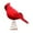 As shown, variant on JIhuahe Lifelike Red Bird Christmas Tree Top Decoration, 12-inch Artificial Feather Bird Ornament with Metal Spring Base, Festive Tree Topper for Christmas Christmas Setup