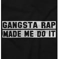 thumbnail image 2 of Gangsta Rap Made Me Do It Hip Hop 90s Plus Size Crewneck Graphic Tee Shirt Brisco Brands 4X, 2 of 5
