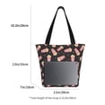 thumbnail image 3 of Fotbe Popcorn Bolsa de Playa con Estampado, Bolsa de Hombro, Bolsa de Mano Espaciosa, Bolsa de Viaje Ligera, Bolsa de Compras Versátil, 3 of 6