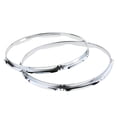 thumbnail image 2 of 2 Pcs14 Pulgadas Aro de Tambor de Caja Drum Hoop Duradero - Blanco, 8 hoyos Sunnimix Aro de caja del anillo de la caja, 2 of 8