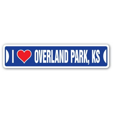 i love overland park kansas street sign ks city state us i love overland park kansas street sign ks city state us