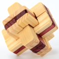 thumbnail image 1 of Juguete educativo tradicional chino Kong Ming Luban Lock, rompecabezas de madera 3D único, Cubo de madera intelectual clásico, regalo divertido Fivean unisex, 1 of 2