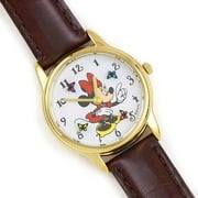 Minnie Watch With Leather Band