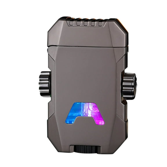 Windproof Straight Torch Red Flame Small Torch Lighters,Butane Silent Torch Portable Lighter For Men Husband On Birthday.