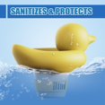 thumbnail image 4 of Flotteur de Chlore pour Piscine Canard Jaune Distributeur de Chlore Flottant pour Piscine Contient des Comprimés de Chlore de 1” pour Support de Brome de Piscine, 4 of 6