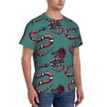thumbnail image 5 of Rocae Snake And Rose for Men's Moisture-Wicking Crew Tee - T-Shirt for Sports, Outdoor Activities, and Casual Wear, 5 of 9