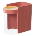 thumbnail image 1 of Soporte para cepillos de dientes para baño, soporte magnético para pasta de dientes montado en la pared, drenaje que ahorra espacio, 1 of 5