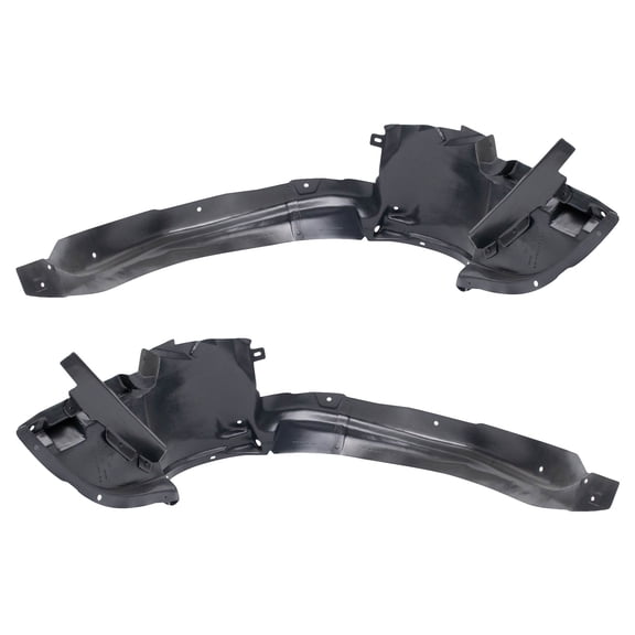 TRQ Inner Fender Liner Set Fits Select 2008-2012 Chevrolet Malibu GM1248201 GM1249201