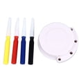 thumbnail image 2 of Kit Watch Oiler Set 4 Tip Sizes 3 Recesses Oil Cup Oil Pen Watch Repairing Accessory For Watches Clocks Toys, 2 of 8