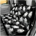 thumbnail image 3 of KUIFORTI Halloween Ghost Car Seat Covers Full Set 14 Pieces with Headrest Covers for Car Steering Wheel Cover Auto Center Console Pad Cars Seat Belt Cover for Cars Sedans SUVs, 3 of 7