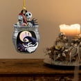 thumbnail image 4 of Adornos para árboles de Navidad, 6 piezas de colgantes de acrílico, bonitos adornos de pesadilla para árboles de Navidad, decoración colgante para interiores de casas, fiestas de Halloween, adornos pa, 4 of 7