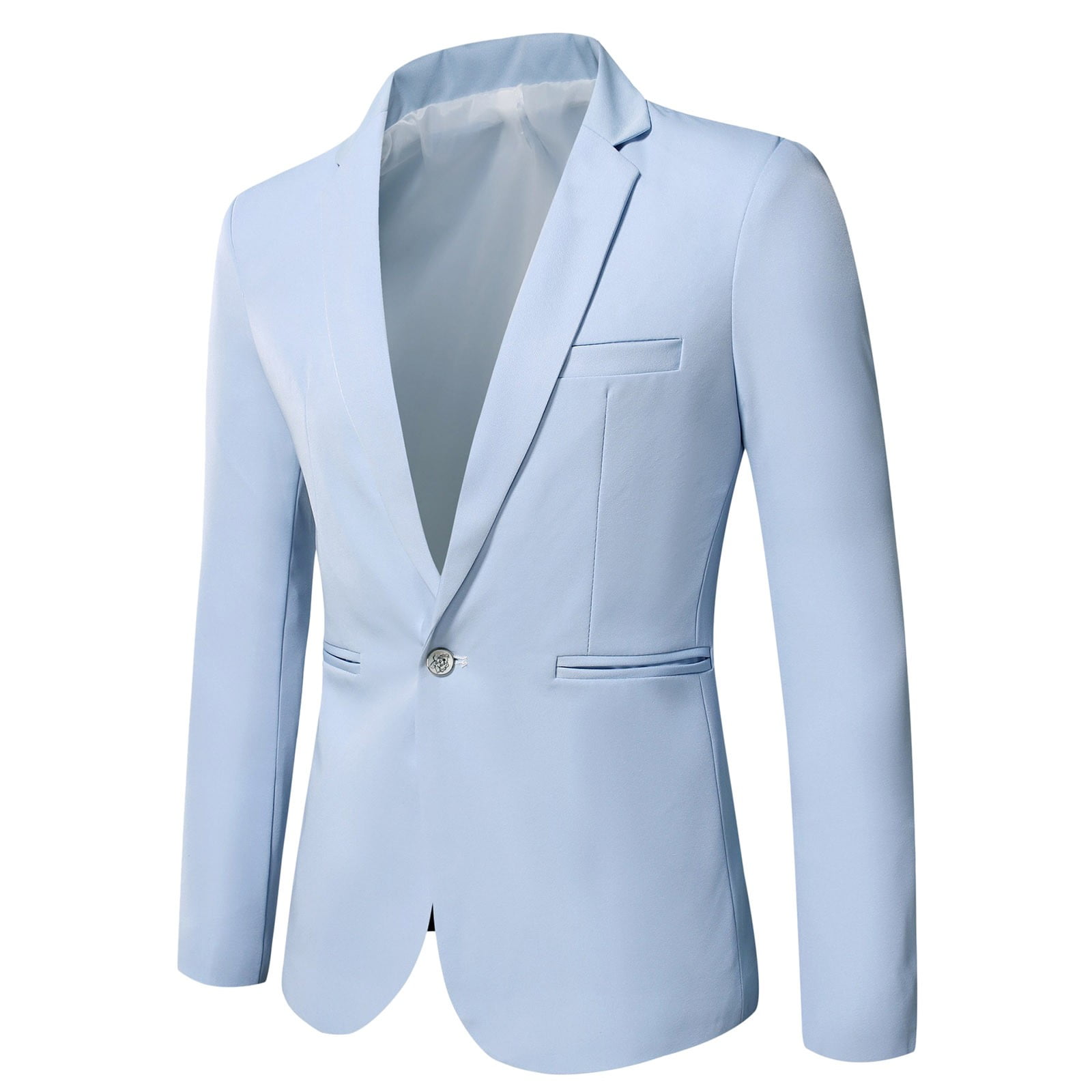 Blue formal coat hot sale
