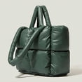 thumbnail image 3 of Puffer Tote Bag for Women Quilted Puffy Handbag Light Winter Down Cotton Padded Shoulder Bag Down Padding Tote Bag, 3 of 7
