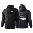 thumbnail image 2 of Chaqueta cortavientos con botones Sea Doo Seadoo Moto Harajuku de 2023, color liso, estilo coreano, 2 of 4
