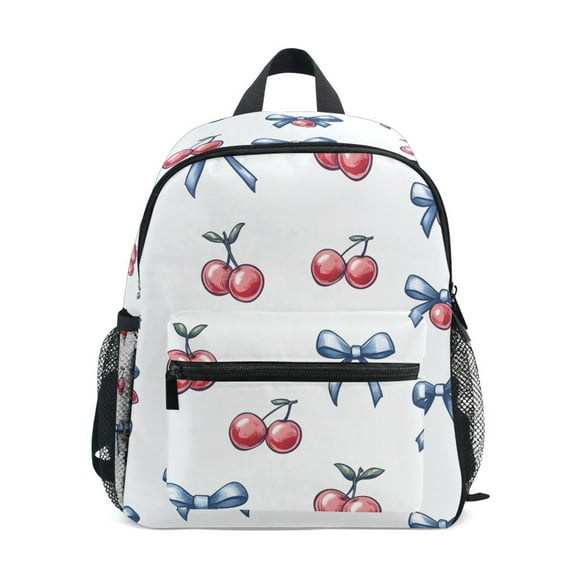 ALAZA Cherry Bow School Backpack Small Bookbag Mini Bags