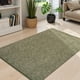 thumbnail image 1 of Alfombra LEEVAN 61x89 cm Lavable Verde Reversible de Algodón, 1 of 5