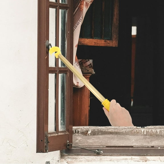 Pretyzoom Adjustable Tension Rod Tool for Window Blinds and Shades with Multifunctional Hook