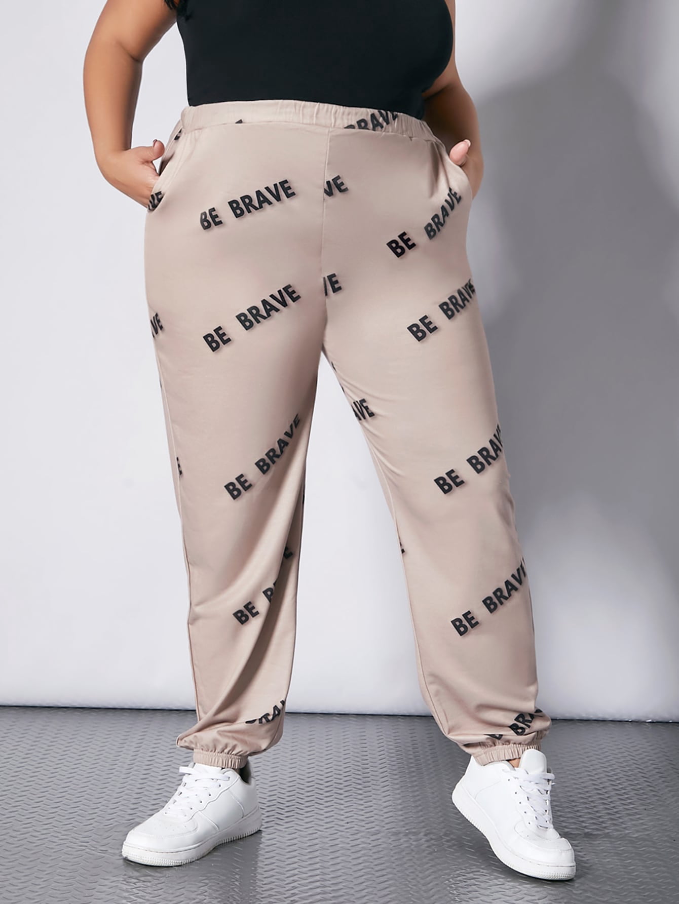Maternity Slant Pocket Slogan Graphic 