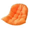 thumbnail image 2 of 1pc Hanging Chair Cushion Solid Color Outdoor Indoor Camping Rocking Egg Hammock orange, 2 of 9