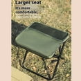 thumbnail image 4 of Wosthever Silla plegable para acampar, silla plegable portátil, silla de camping resistente y duradera. carpas negro, 4 of 6