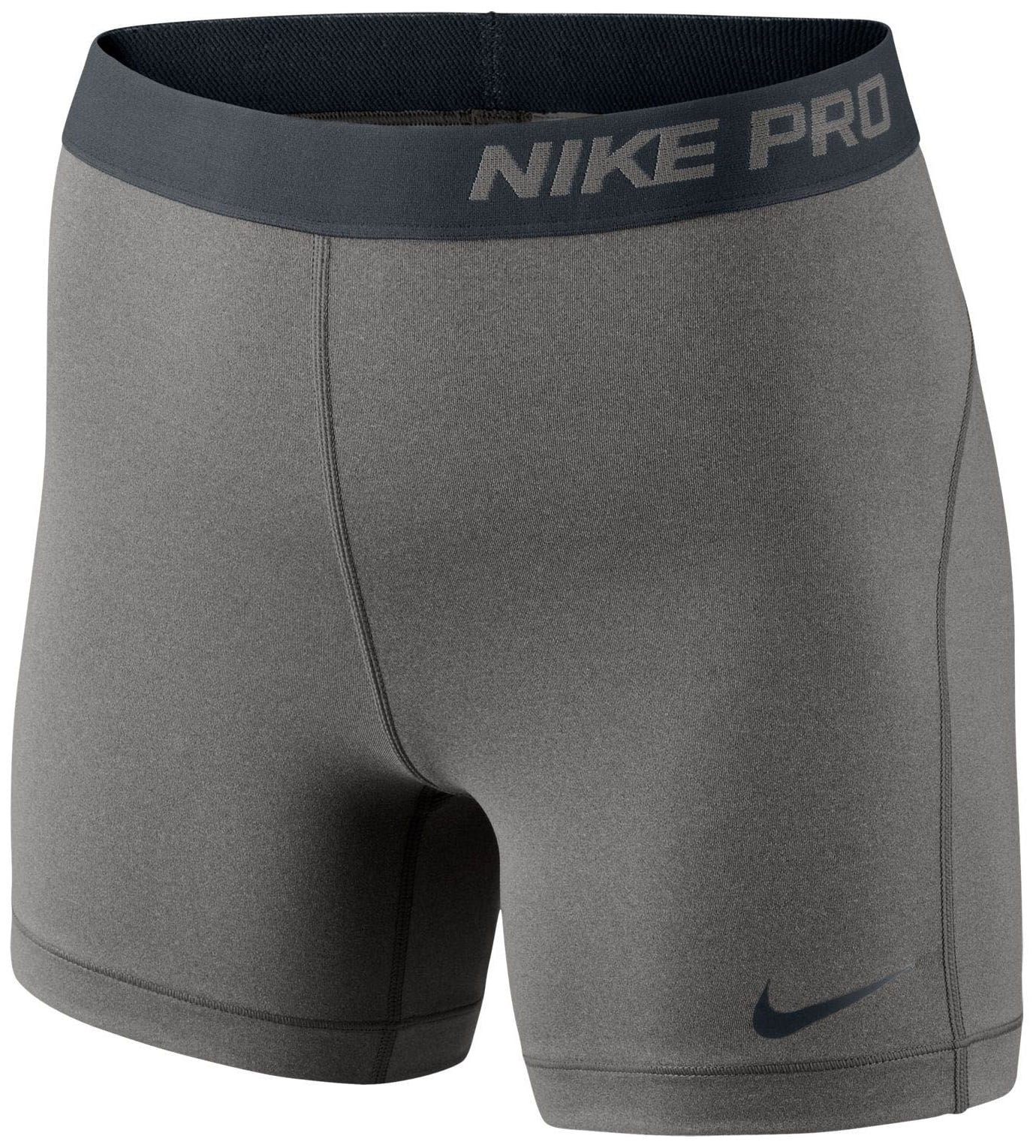 Nike Women's Pro Core 5" Compression Shorts Carbon Heather/Black