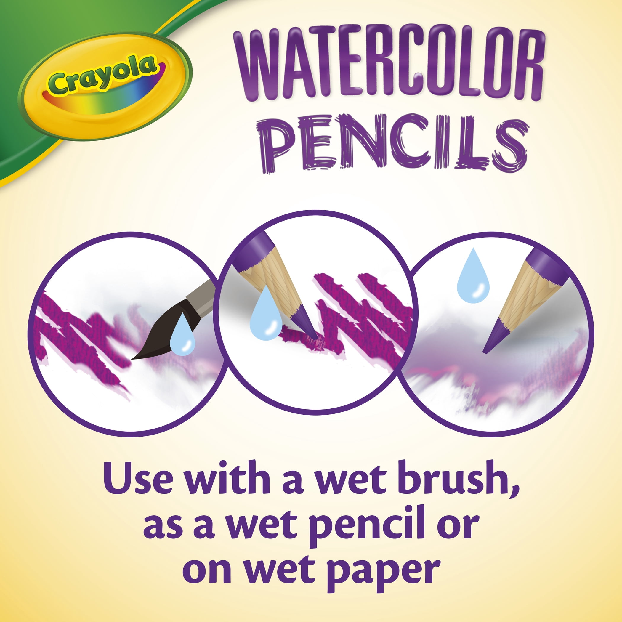 Crayola Watercolor Pencils, 12 Per Box, 6 Boxes