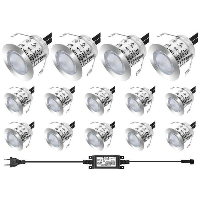Billuyoard 14 unids/set iluminación exterior discos de luces impermeables para patio y árboles decoración de vacaciones luces al aire libre Iluminación y accesorios