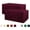 Burgundy, variant on 2 Pack 4ft Rectangle Tablecloth - Water Resistant Washable Polyester Table Cover for Wedding, Banquet & Trade Shows, 48"x24"x30", Bronze