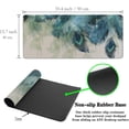 thumbnail image 5 of Gaming Mouse Pad Navy Desk Mat Large Desk Pads Mens Office Accessories Pad for Table Non-Slip Rubber Base Waterproof with Stitched Edges 35.4" X 15.7" for Game Office, Peacock Feather, 5 of 7