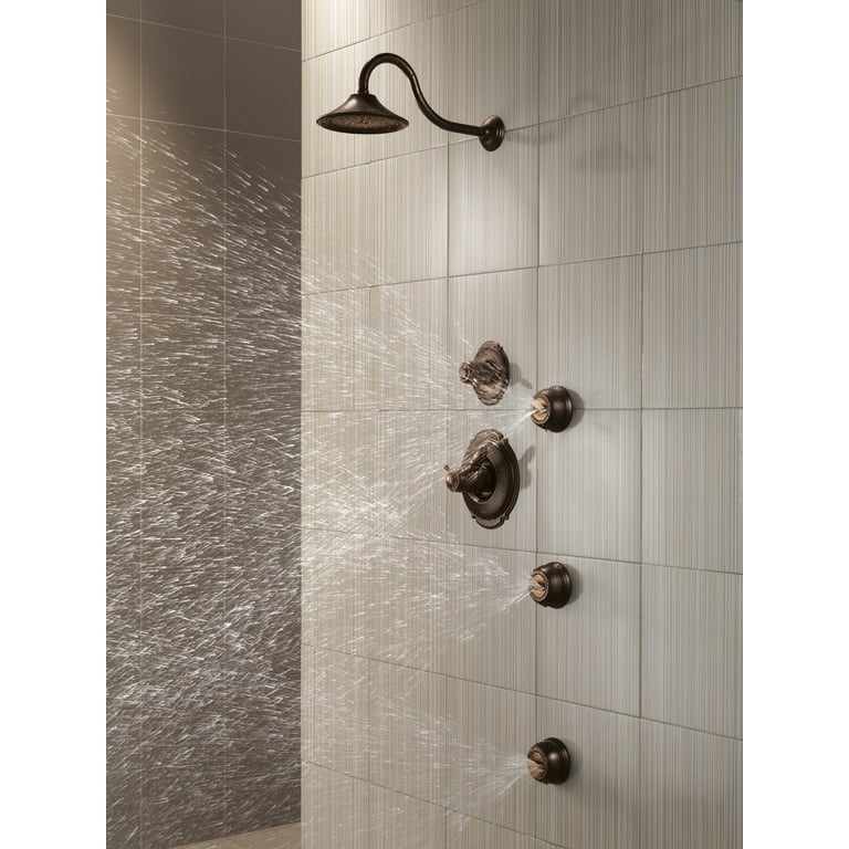 Delta Faucet, 3-Spray Shower Head, RP34355RB, Venetian Bronze