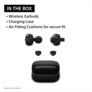Sony LinkBuds Clip Open-Ear Truly Wireless Earbuds, Black - WFLC900/B w 13-Month Axiom Device Care Program