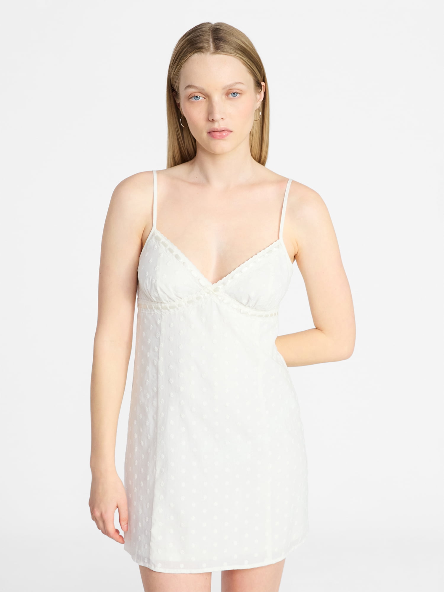 No Boundaries Cotton A Line Mini Dress, Women's XXS-XXL
