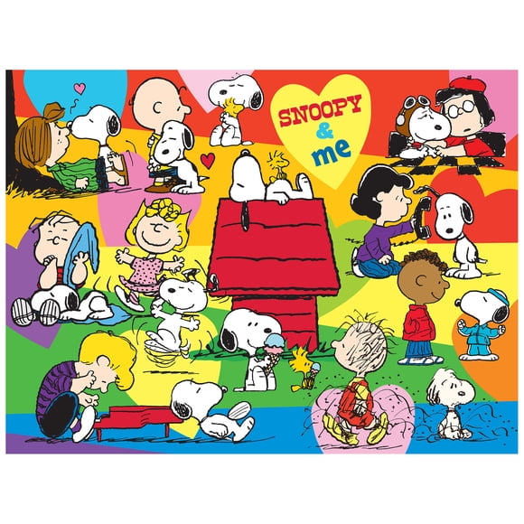 RoseArt - Pop Culture 300 pièces - Peanuts Vibes - Puzzle emboîtable pour adulte