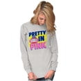 thumbnail image 4 of Pretty In Pink Dubble Bubble Logo Women's Long Sleeve T Shirt Brisco Brands S, 4 of 6