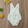 thumbnail image 4 of SUNSIOM Bébé Fille Garçon Coton Romper Sling Sans Manches Combinaison Solide, 4 of 6