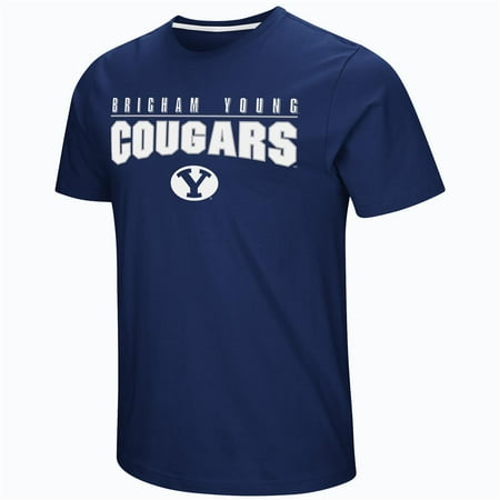 BYU Brigham Young University Men's T Shirt Large Logo Graphic Tee