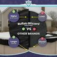 thumbnail image 3 of Buffalo Blizzard Micro Mesh Black Oval Swimming Pool Winter Cover, 15' x 30', 3 of 9