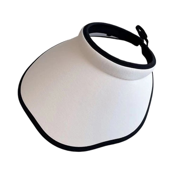 Gtoiithly Women Men Stylish Wide Brim Sun Hat Summer Outdoor UPF 50 Sunshade Cap for Outdoor Activities White