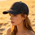 thumbnail image 3 of bestolf Semi-Hollow Top Baseball Cap, Baseball Cap with Ponytail Opening, Quick-Dry Fabric Sun Protection Hat for Running Cycling Fitness Activities, 3 of 8