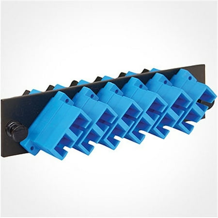 ICC 6-Port Duplex Fiber Optic Patch Panel ICFOPC16BK