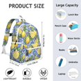 thumbnail image 6 of Lemon Backpack for School,Cute School Bag,Schoolbag with Adjustable Shoulder Straps & Padded Back,13.4"x11"x4.7", 6 of 6