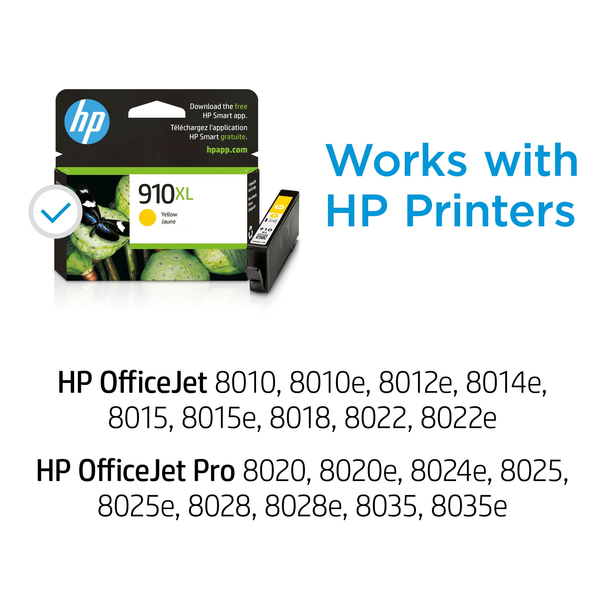 HP 910XL High Yield Yellow Original Ink Cartridge