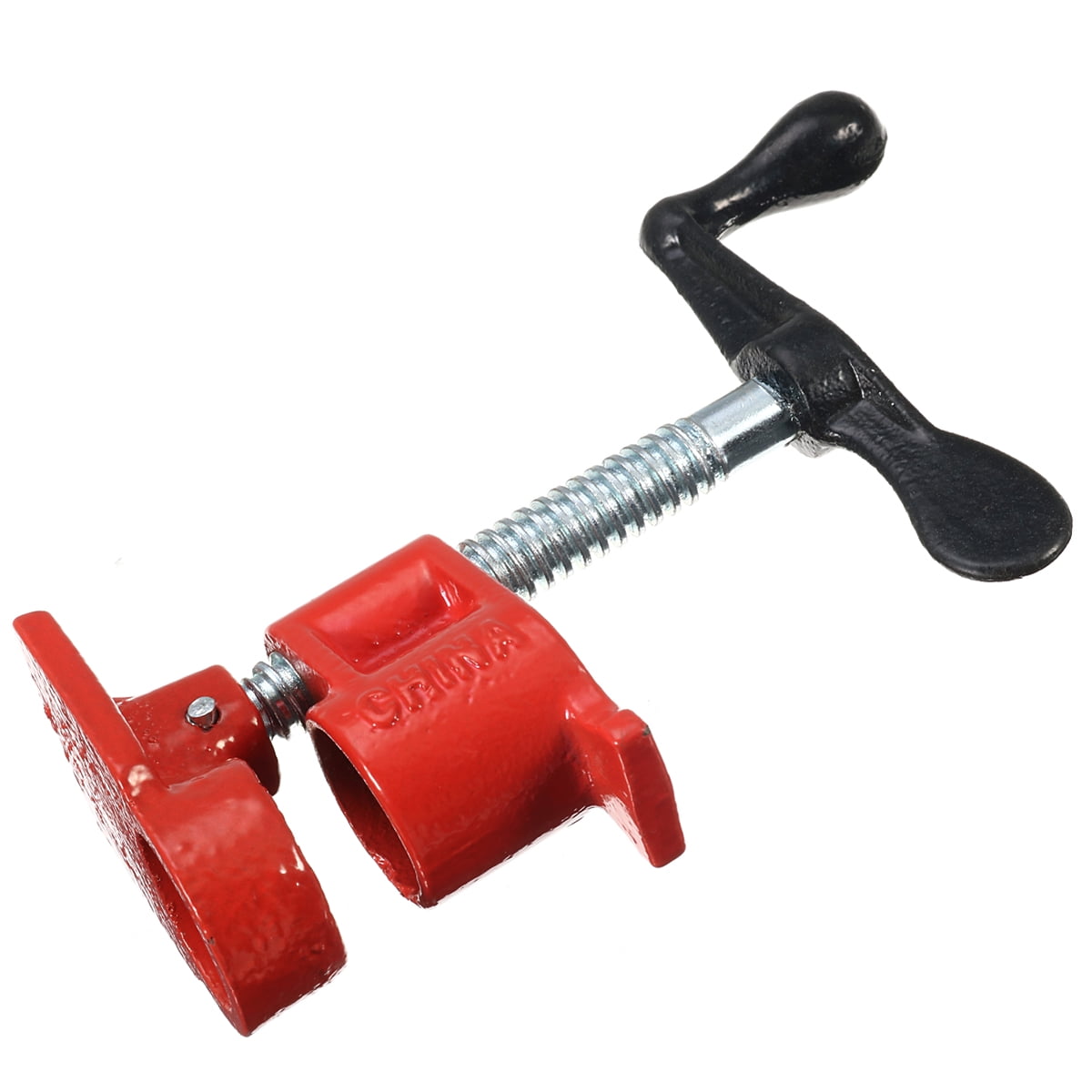 4 Pack 1//2/" Wood Gluing Pipe Clamp Set Heavy Duty PRO Woodworking Cast Iron Tool