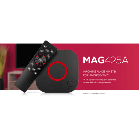 NEW 2019 NEW Infomir MAG425A MAG 425A UHD 4K Video IPTV OTT Streamer BOX Android 8.0 (The Best Android Tv Box 2019)