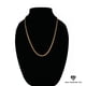 thumbnail image 2 of Collar de oro de 14 quilates con colgante de Cruz del corazón, el mejor regalo unisex para madre, padre, novia, novio, ella, él, collar de cadena cubana de 14 quilates de Aria Jeweler Daily, 2 of 5